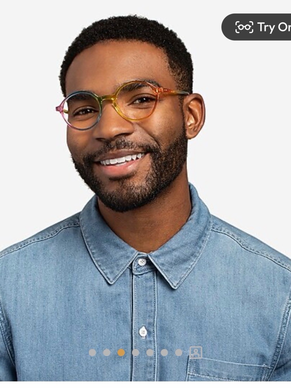 Men's Blue light rainbow glasses